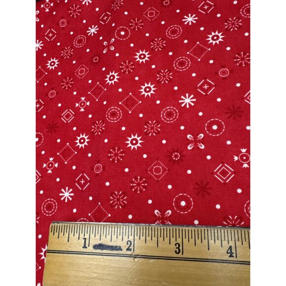 Red & White "Baby Jane" Cotton Fabric by Cosmo Cricket for Moda - Picture 6 of 12